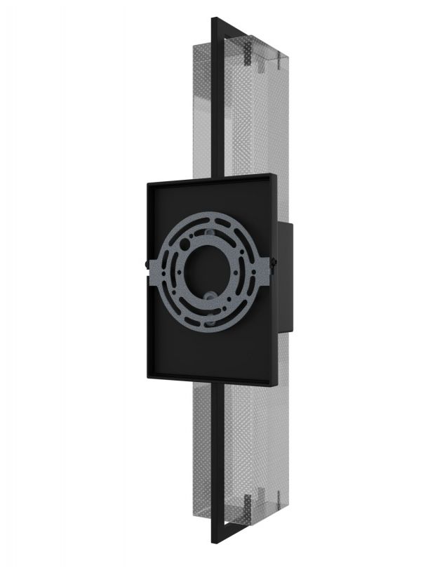 Image 4 Original Glacier 17"H LED Wall Sconce in Black/Snow Crystals more views
