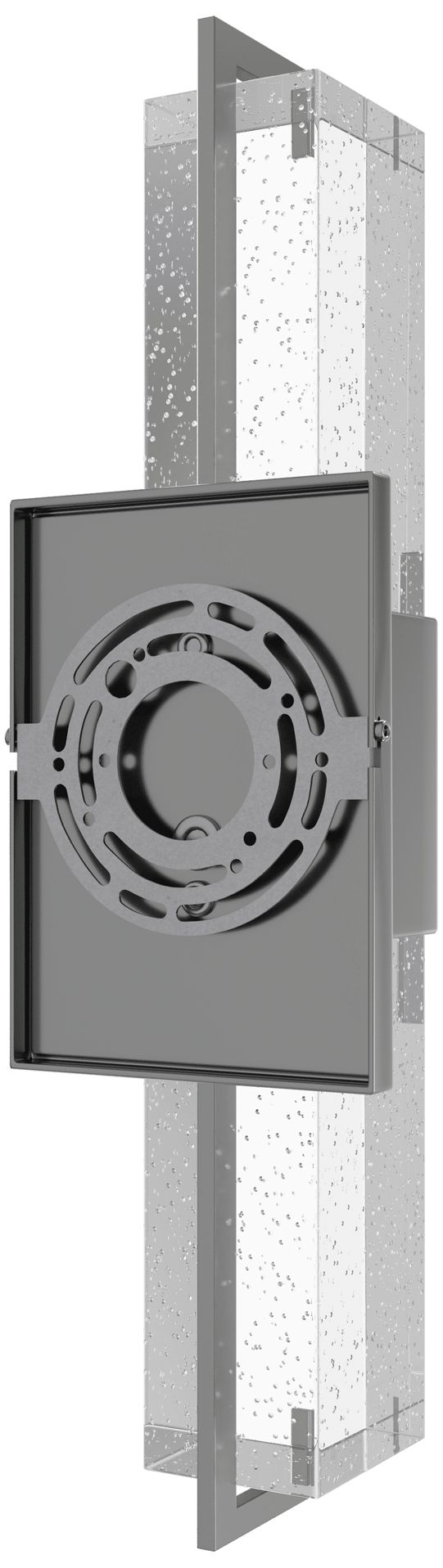Image 4 Original Glacier 17"H LED Wall Sconce in Polished Nickel/Bubbled more views