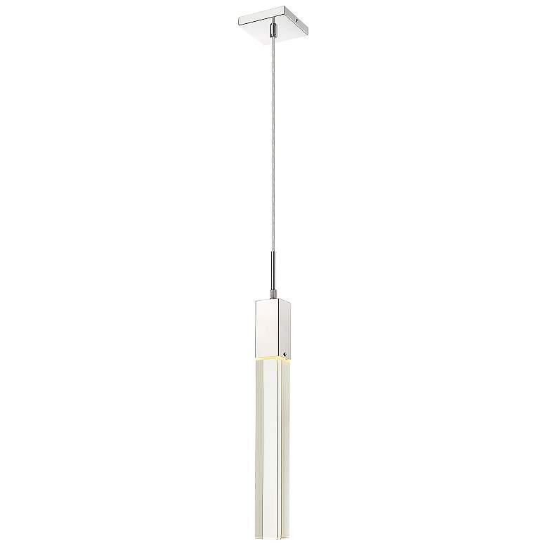 Image 1 Original Glacier 2" Wide Polished Chrome LED Mini Pendant