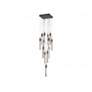 Thumbnail2 of Original Glacier 20"W Dark Bronze LED Multi-Light Pendant more views