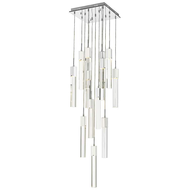 Image 1 Original Glacier 20 inchW Polished Chrome 13-Light LED Pendant