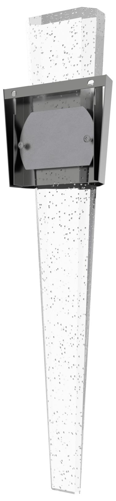 Image 4 Original Glacier 24" Angular LED Sconce Polished Nickel/Bubbled more views