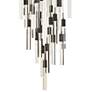 2_Original Glacier 28" Wide Black Multi-Light LED Pendant more views