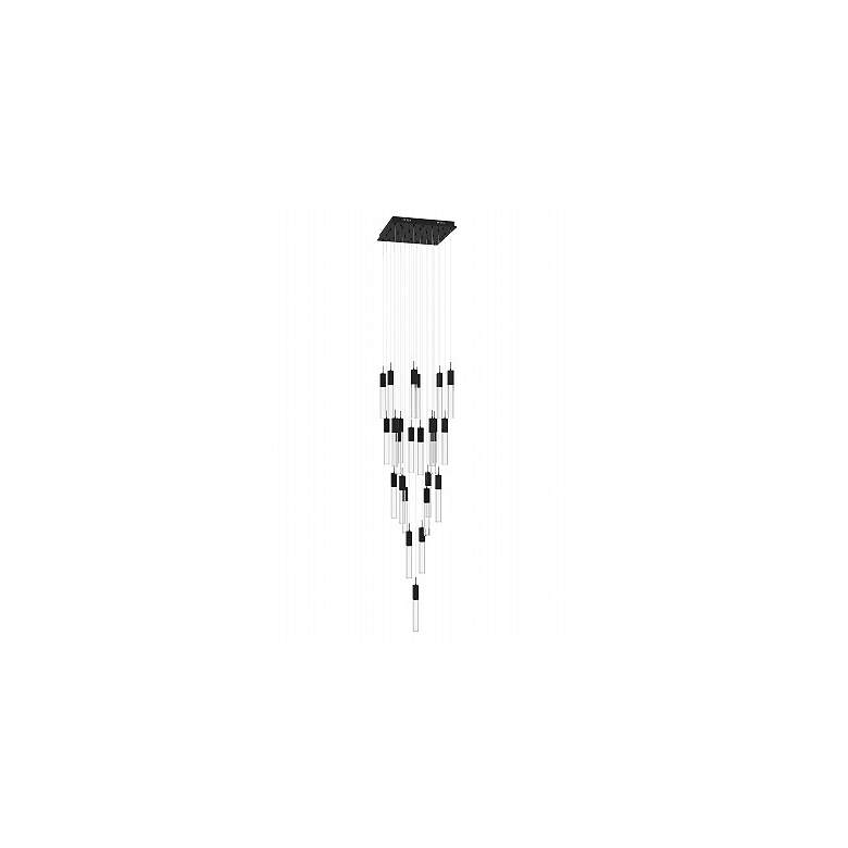 Image 3 Original Glacier 28" Wide Black Multi-Light LED Pendant more views