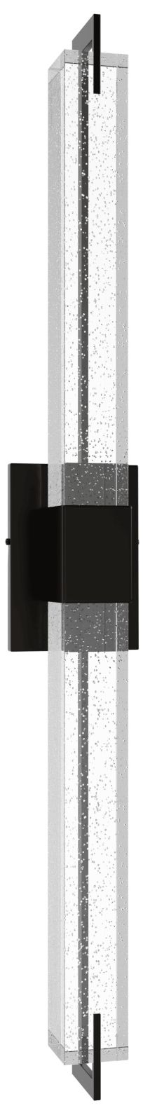 Original Glacier 36"H LED Sconce Dark Bronze/Bubbled Crystals