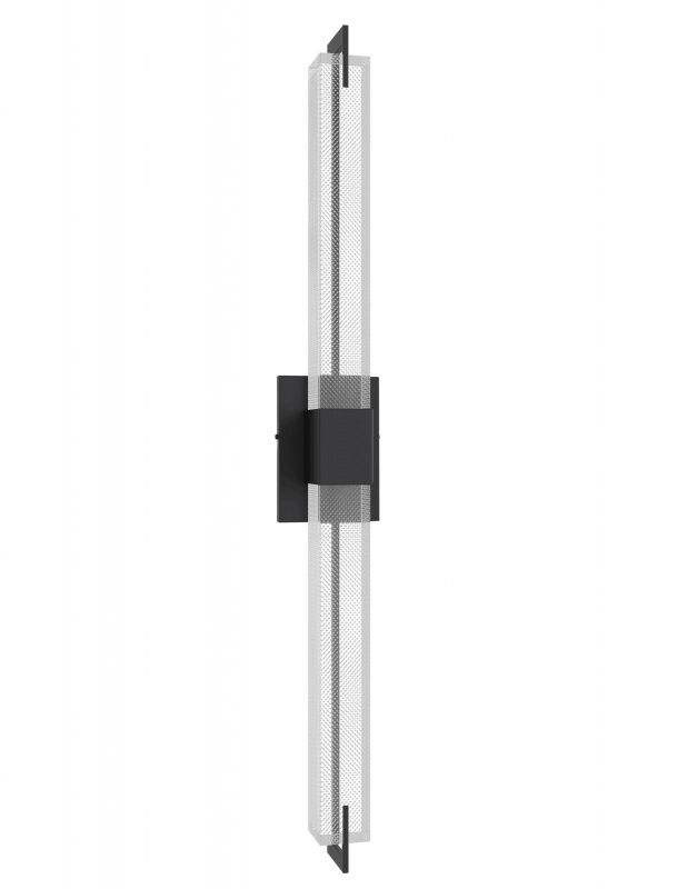 Image 2 Original Glacier 39"H LED Wall Sconce in Black/Bubbled more views