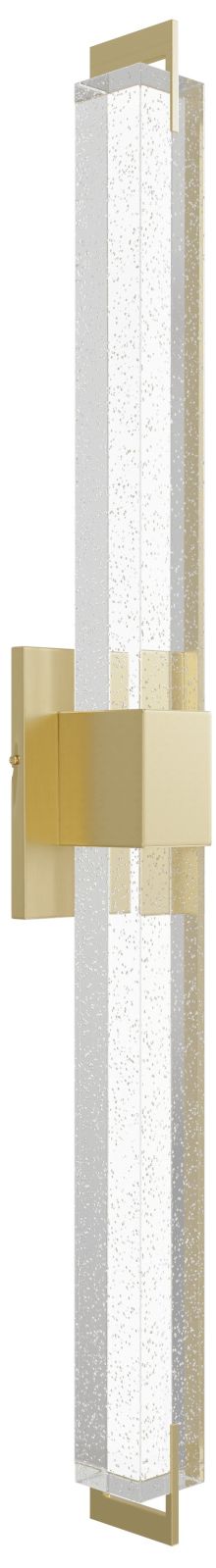 Image 2 Original Glacier 39"H LED Wall Sconce in Brushed Brass/Bubbled more views