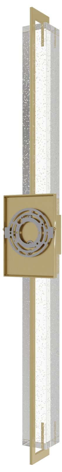 Image 3 Original Glacier 39"H LED Wall Sconce in Brushed Brass/Bubbled more views