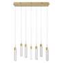 2_Original Glacier 47"W Brass 7-Light LED Multi-Light Pendant more views