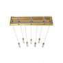 4_Original Glacier 47"W Brass 7-Light LED Multi-Light Pendant more views