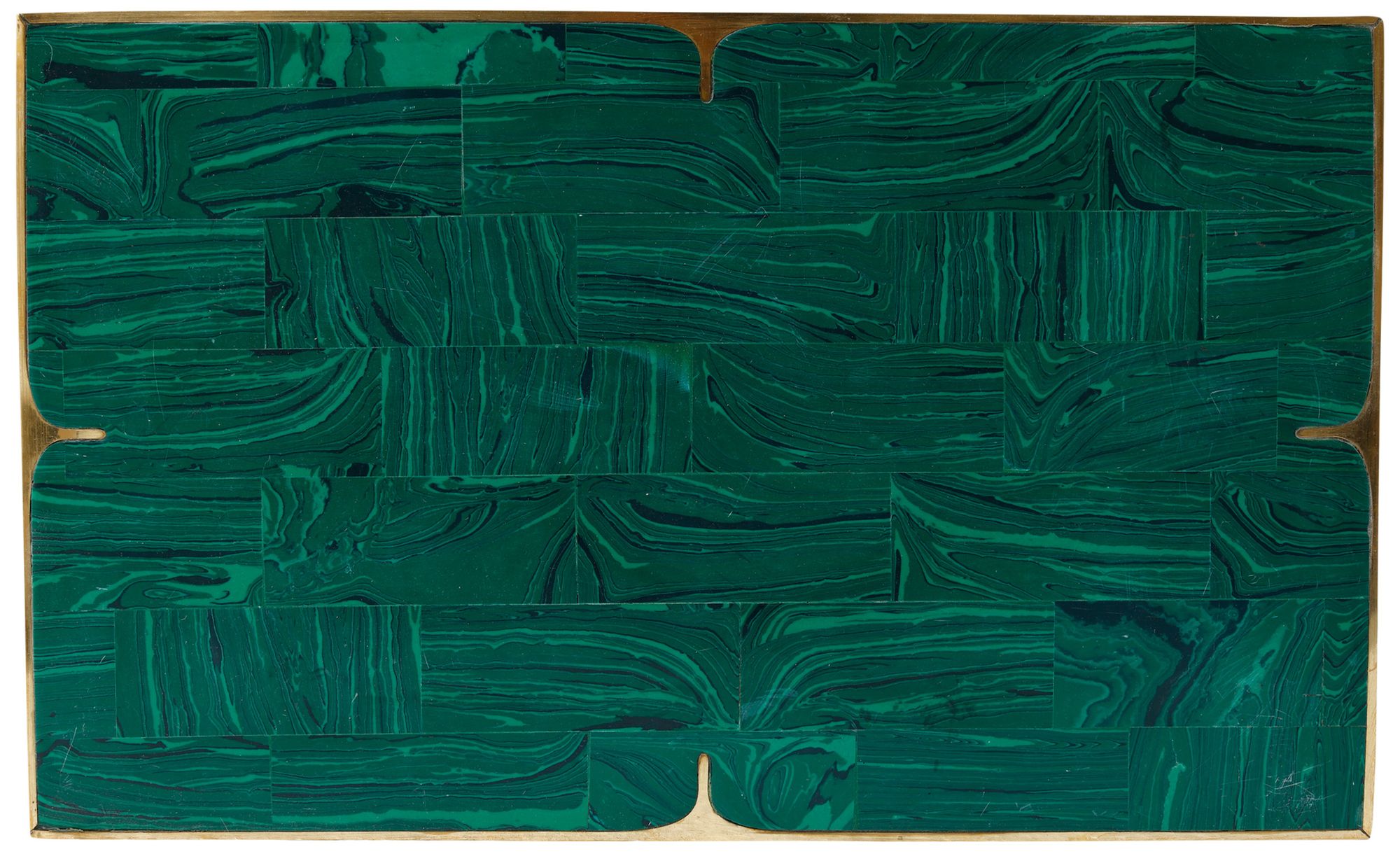 Image 6 Orin Green, Brushed Brass Rectangular Box - Set of 2 more views