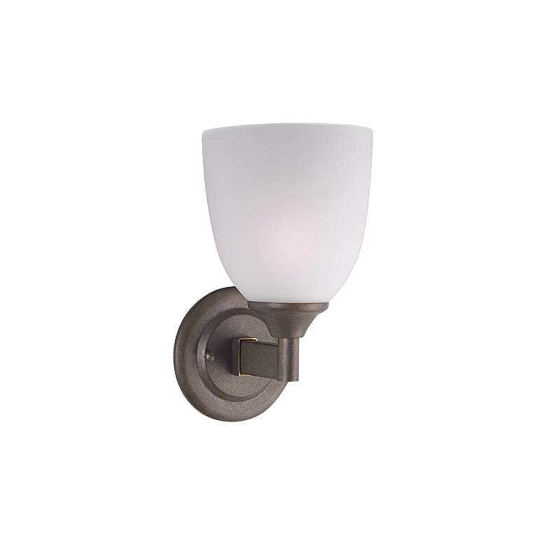Image 1 Orinda 10 1/2" High Copper Bronze Wall Sconce