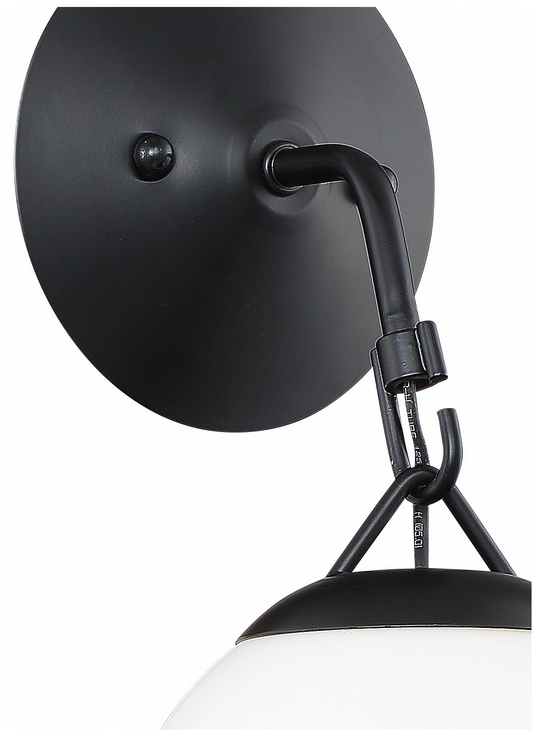 Image 2 Orion 1 Light Wall Sconce in Flat Black more views