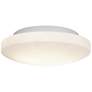 2_Orion 10 3/4" Wide White Ceiling Light with Opal Shade