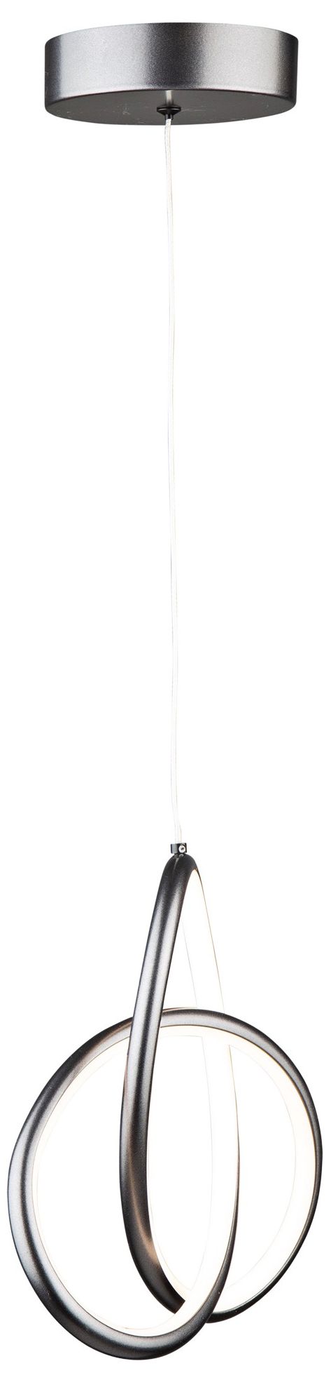 Image 5 Orion 15W LED Pendant Grey more views