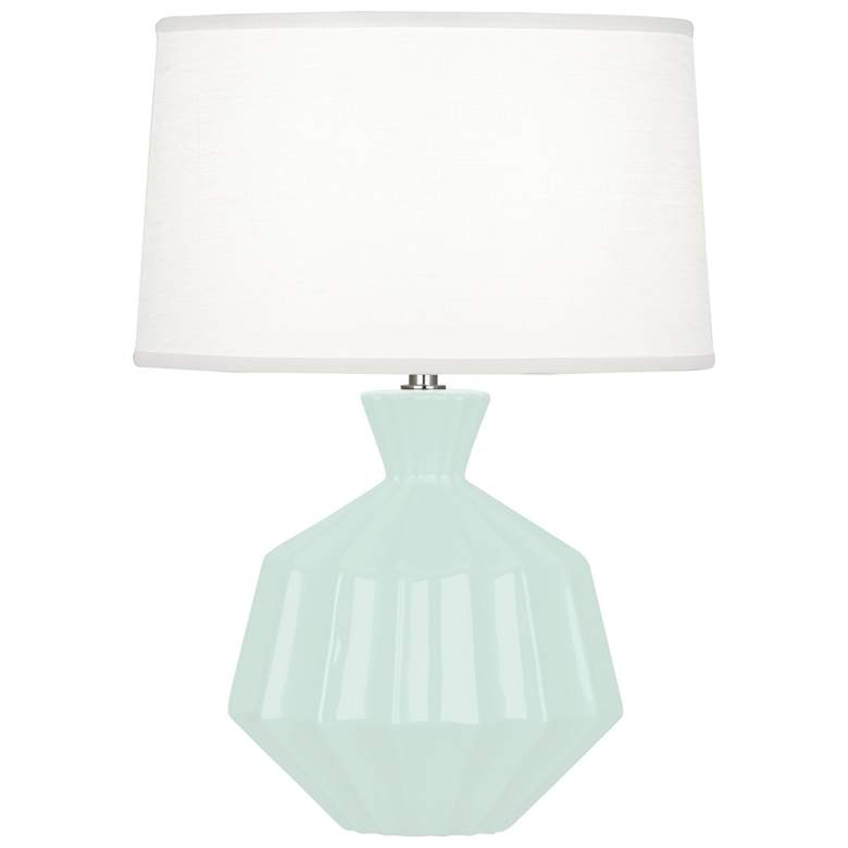 Image 1 Orion 17.63" High Mint Glazed Finish Accent Lamp