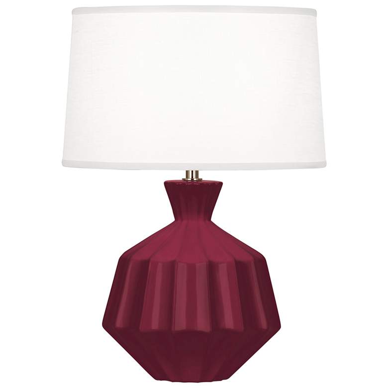 Image 1 Orion 17.63" High Sugar Plum Glazed Finish Accent Lamp