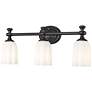 2_Orion 22" Wide Matte Black 3-Light Vanity Bath Light
