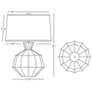 3_Orion 27" High Mint Glazed Finish Table Lamp more views