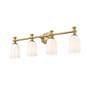 5_Orion 31 1/4" Wide Modern Gold 4-Light Vanity Bath Light more views