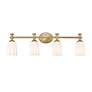 6_Orion 31 1/4" Wide Modern Gold 4-Light Vanity Bath Light more views