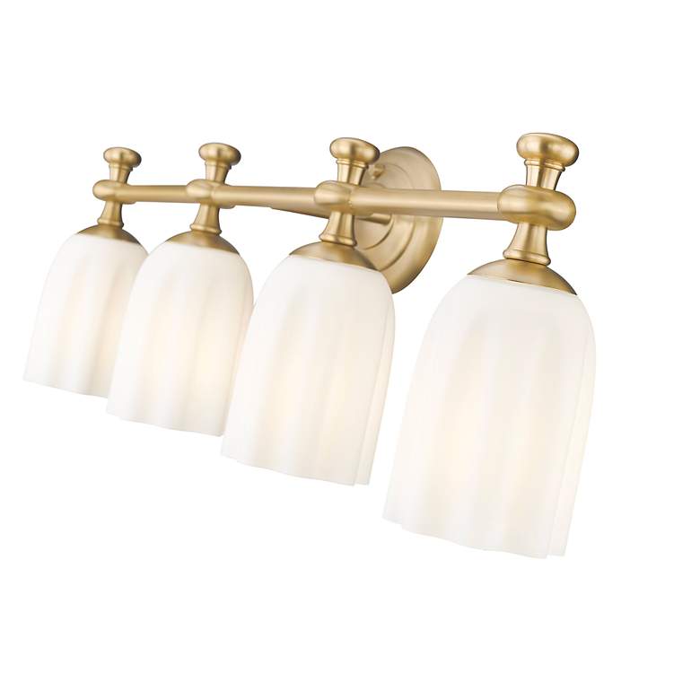Image 7 Orion 31 1/4" Wide Modern Gold 4-Light Vanity Bath Light more views