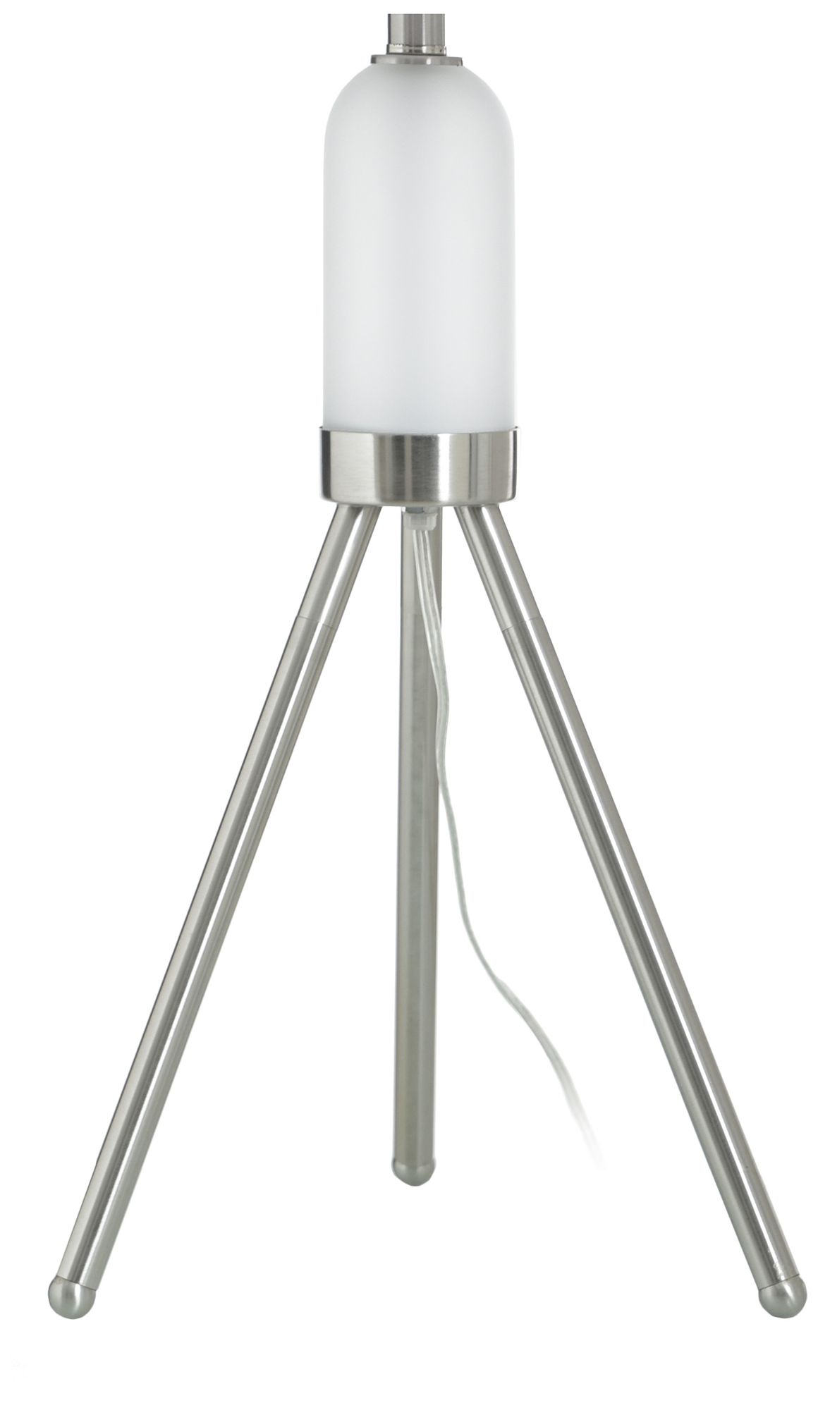 Image 4 Orion 33.5" High Brushed Nickel Table Lamp with White Shade more views