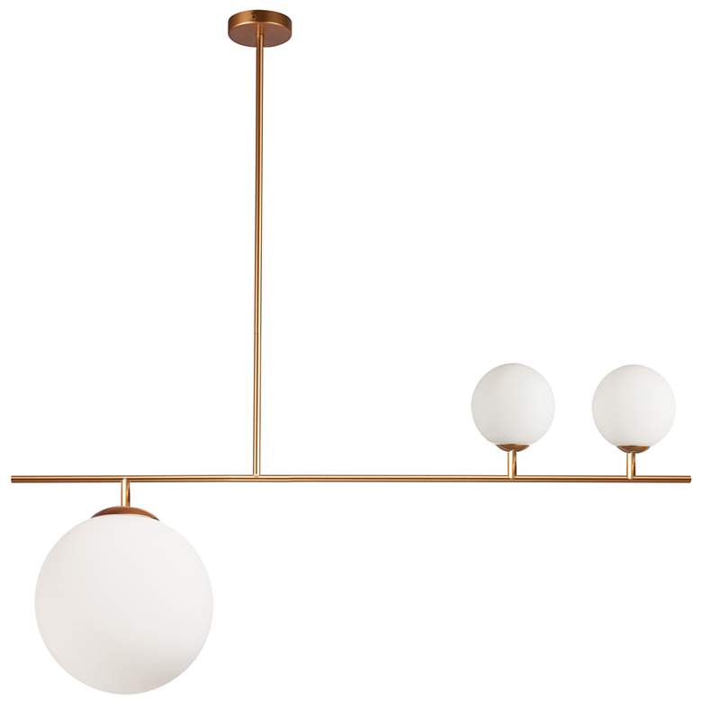 Image 1 Orion 36 inch Wide 3 Light Gold Pendant