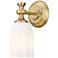 Orion 9 1/2" High Modern Gold Wall Sconce