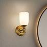 1_Orion 9 1/2" High Modern Gold Wall Sconce