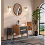 4_Orion 9 1/2" High Modern Gold Wall Sconce more views