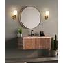5_Orion 9 1/2" High Modern Gold Wall Sconce more views