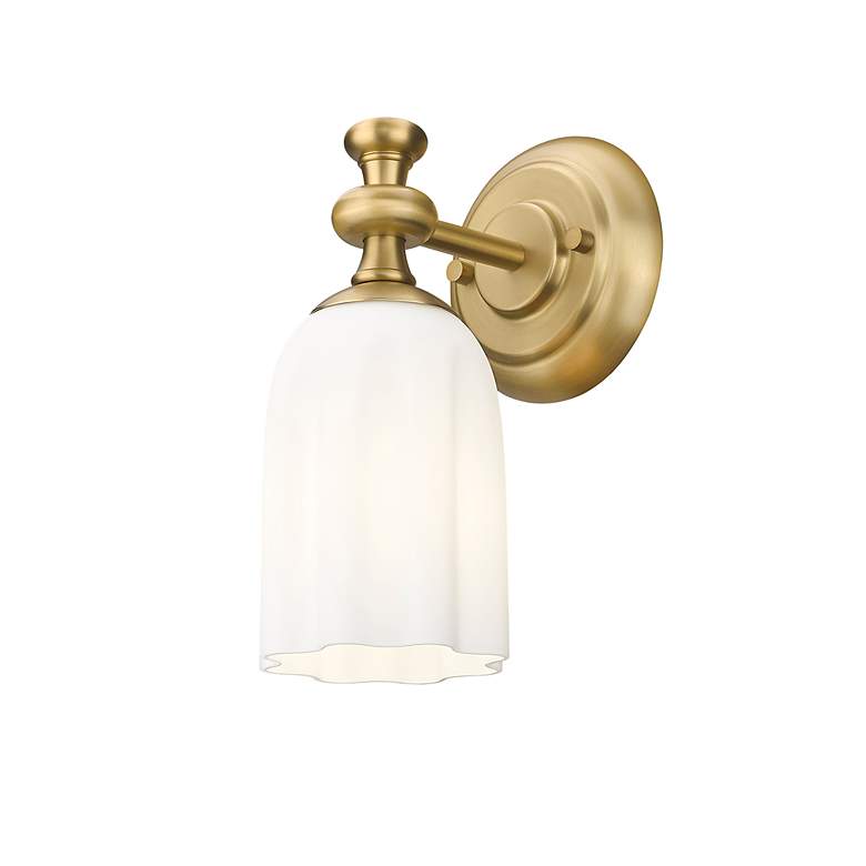 Image 6 Orion 9 1/2" High Modern Gold Wall Sconce more views