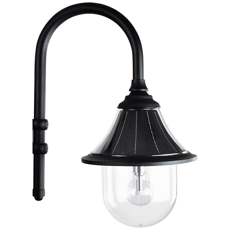 Image 3 Orion 94 3/4" High Black Dusk to Dawn Solar LED Post Light more views