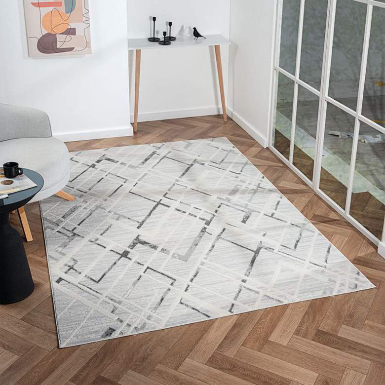 Image 1 Orion Amara 41572 7'10"x10'6" Ivory Rectangular Area Rug