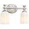 Orion by Z-Lite Brushed Nickel 13.75 inch 2 Light Vanity