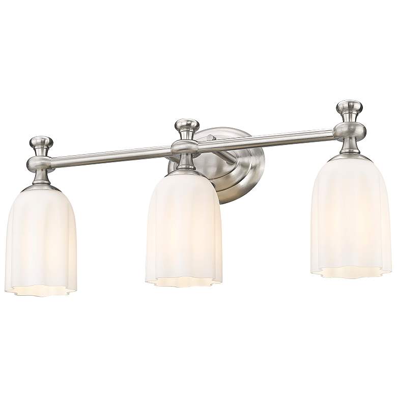 Image 4 Orion by Z-Lite Brushed Nickel 22 inch 3 Light Vanity more views
