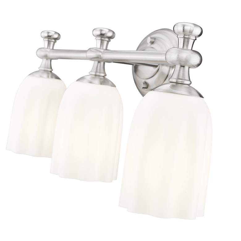 Image 6 Orion by Z-Lite Brushed Nickel 22 inch 3 Light Vanity more views