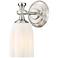 Orion by Z-Lite Brushed Nickel 4.75 inch 1 Light Wall Sconce