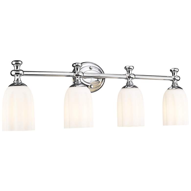 Image 1 Orion by Z-Lite Chrome 31.25 inch 4 Light Vanity