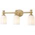 Orion by Z-Lite Modern Gold 22 inch 3 Light Vanity