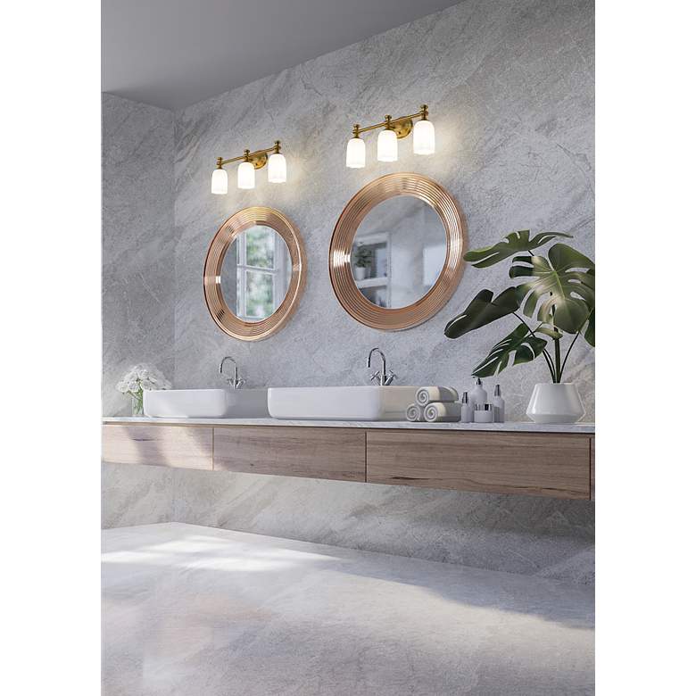 Image 5 Orion by Z-Lite Modern Gold 22 inch 3 Light Vanity more views