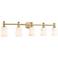 Orion by Z-Lite Modern Gold 40.25 inch 5 Light Vanity