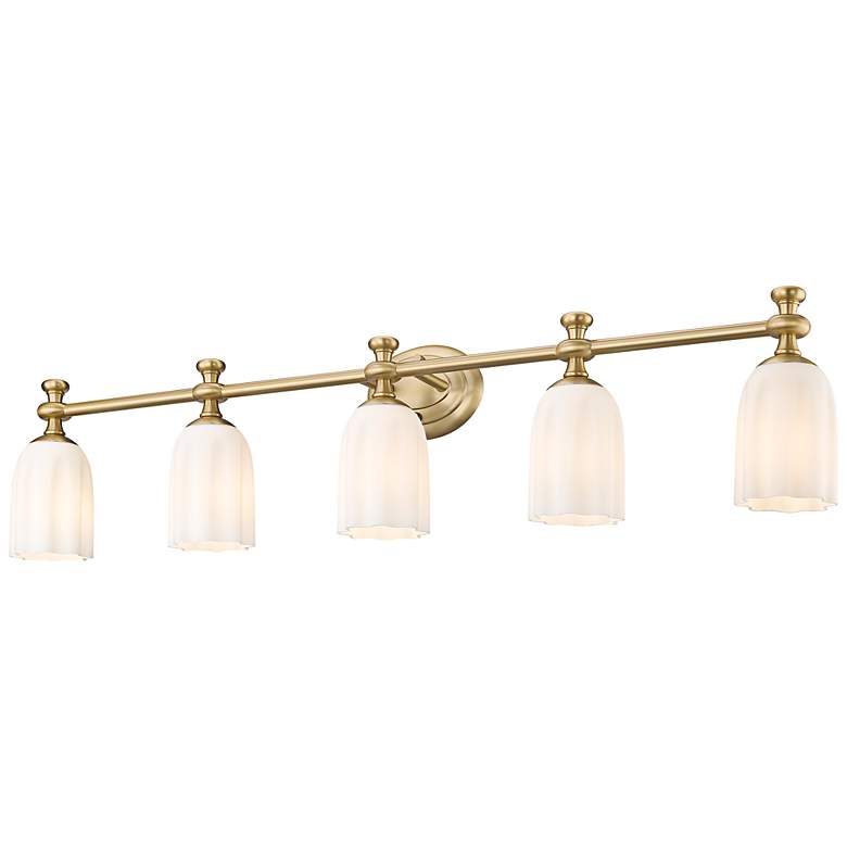 Image 5 Orion by Z-Lite Modern Gold 40.25 inch 5 Light Vanity more views