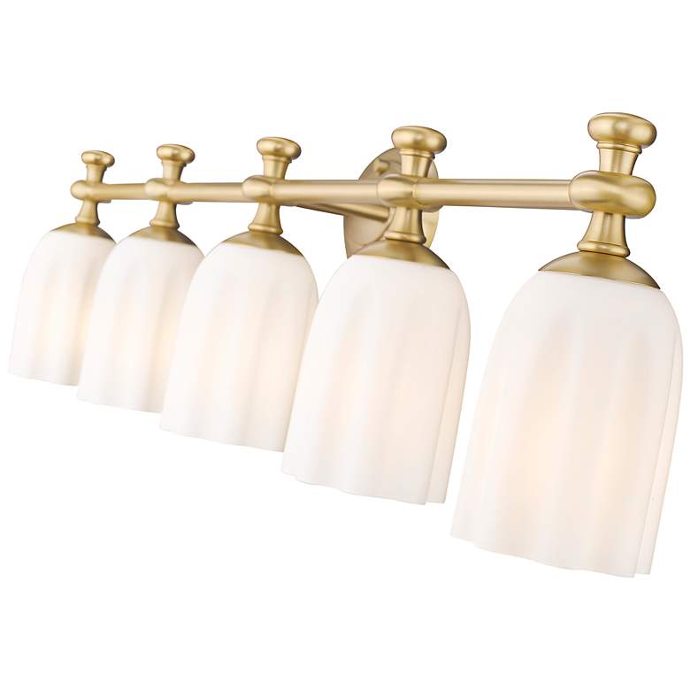 Image 7 Orion by Z-Lite Modern Gold 40.25 inch 5 Light Vanity more views