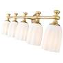 7_Orion by Z-Lite Modern Gold 40.25 inch 5 Light Vanity more views