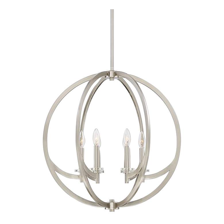 Image 1 Orion Foyer Piece Brushed Nickel