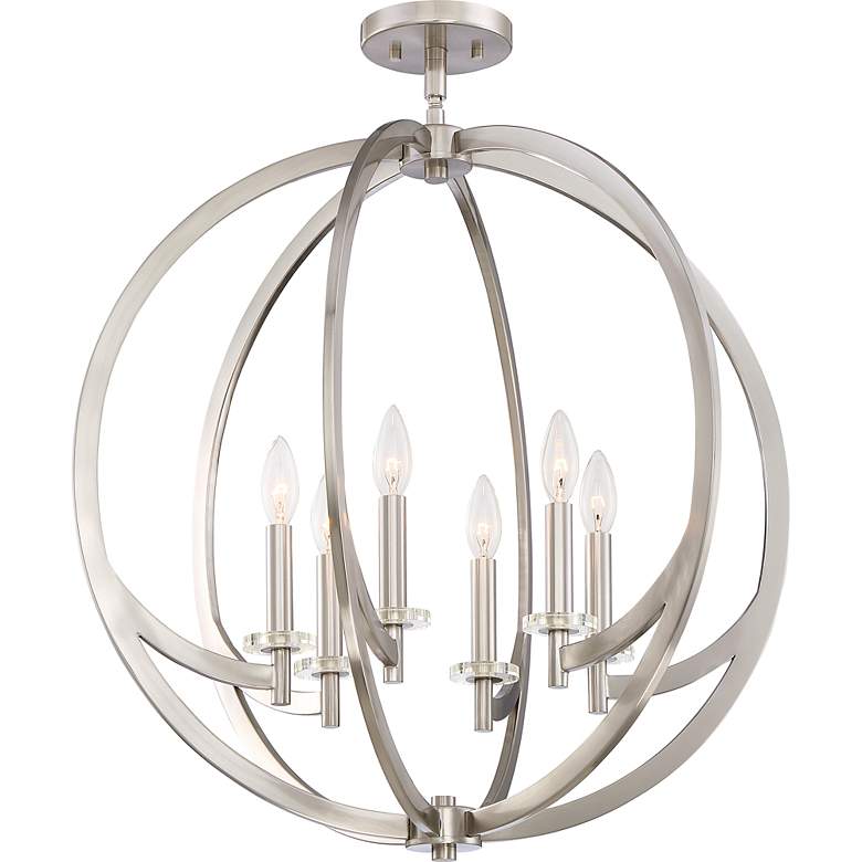Image 7 Orion Foyer Piece Brushed Nickel more views