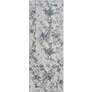 1_Orion Iris 41160 1'10"x3' Blue Rectangular Area Rug