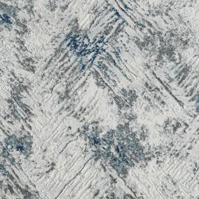 Image 2 Orion Iris 41160 1'10"x3' Blue Rectangular Area Rug more views